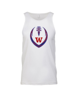 Waianae HS Football Full Football - Tank Top