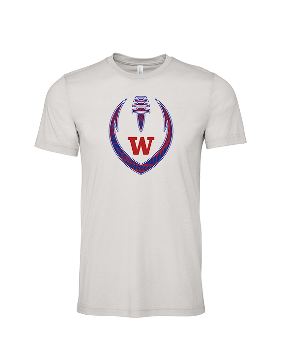 Waianae HS Football Full Football - Tri-Blend Shirt