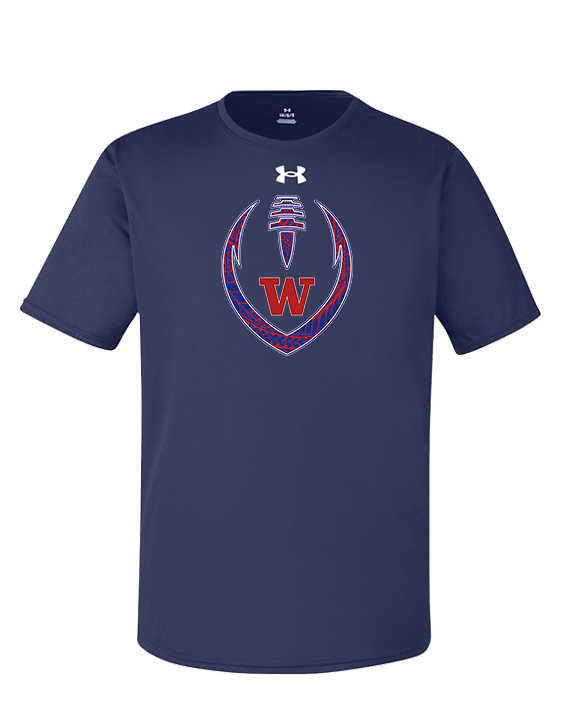 Waianae HS Football Full Football - Under Armour Mens Team Tech T-Shirt