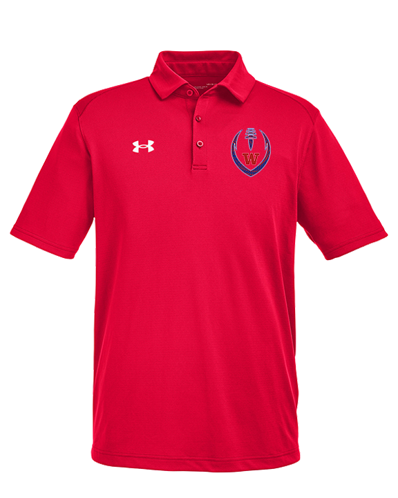 Waianae HS Football Full Football - Under Armour Mens Tech Polo