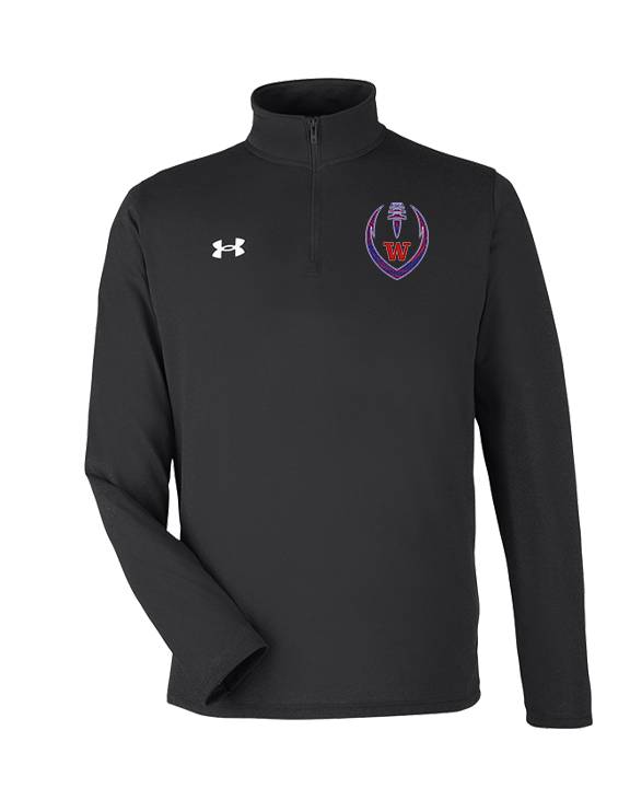 Waianae HS Football Full Football - Under Armour Mens Tech Quarter Zip