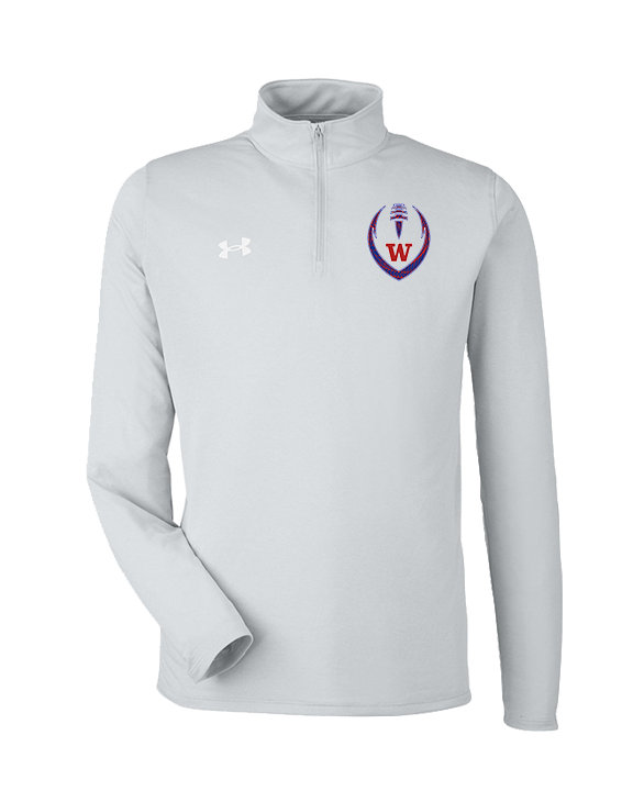 Waianae HS Football Full Football - Under Armour Mens Tech Quarter Zip