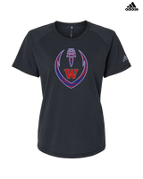 Waianae HS Football Full Football - Womens Adidas Performance Shirt