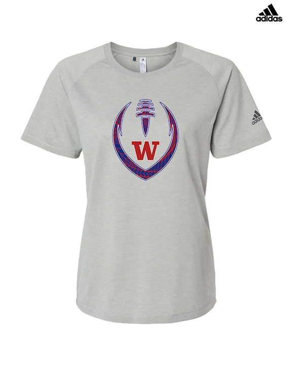 Waianae HS Football Full Football - Womens Adidas Performance Shirt