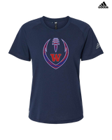 Waianae HS Football Full Football - Womens Adidas Performance Shirt