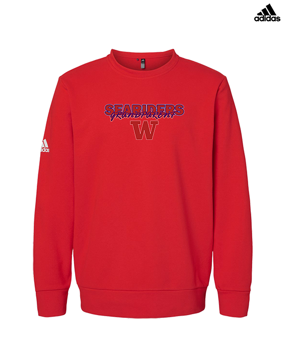 Waianae HS Football Grandparent - Mens Adidas Crewneck