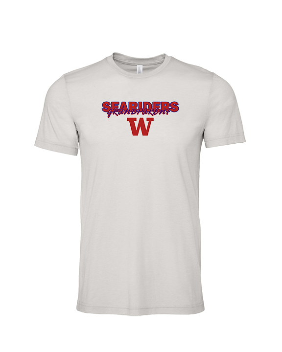 Waianae HS Football Grandparent - Tri-Blend Shirt