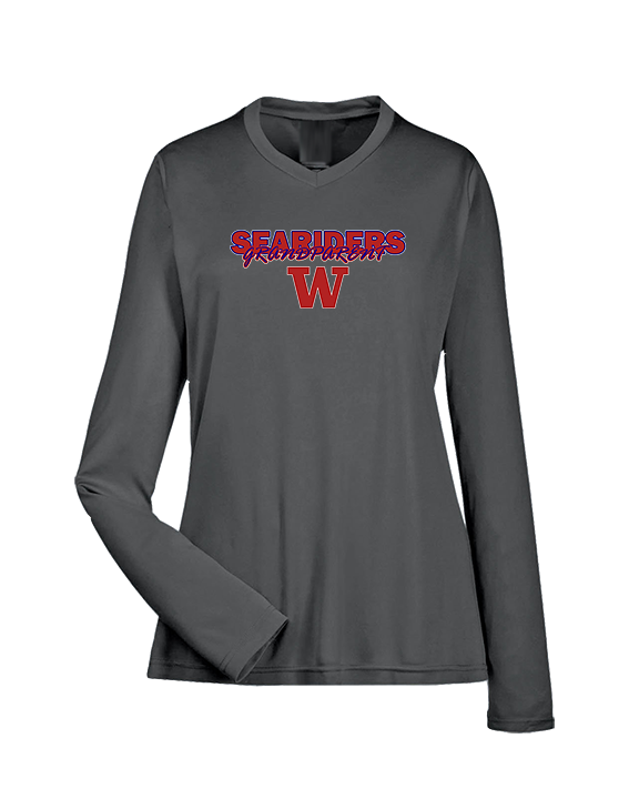 Waianae HS Football Grandparent - Womens Performance Longsleeve