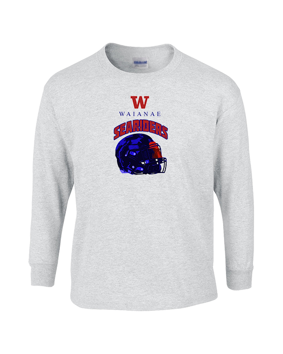 Waianae HS Football Helmet - Cotton Longsleeve