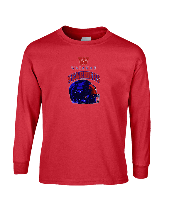 Waianae HS Football Helmet - Cotton Longsleeve