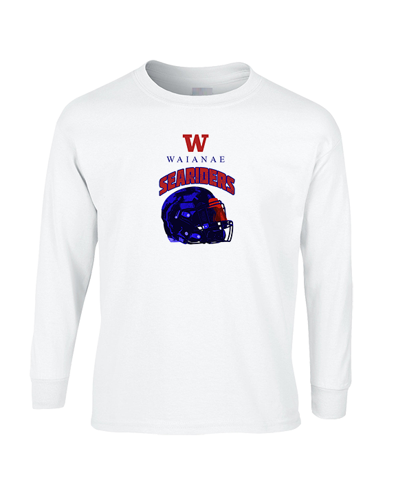 Waianae HS Football Helmet - Cotton Longsleeve