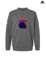 Waianae HS Football Helmet - Mens Adidas Crewneck