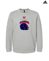 Waianae HS Football Helmet - Mens Adidas Crewneck
