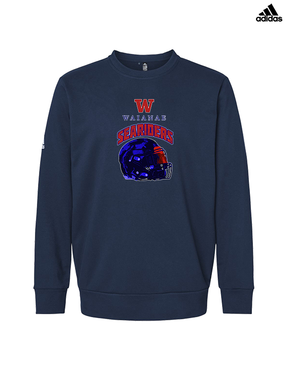 Waianae HS Football Helmet - Mens Adidas Crewneck