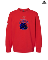 Waianae HS Football Helmet - Mens Adidas Crewneck