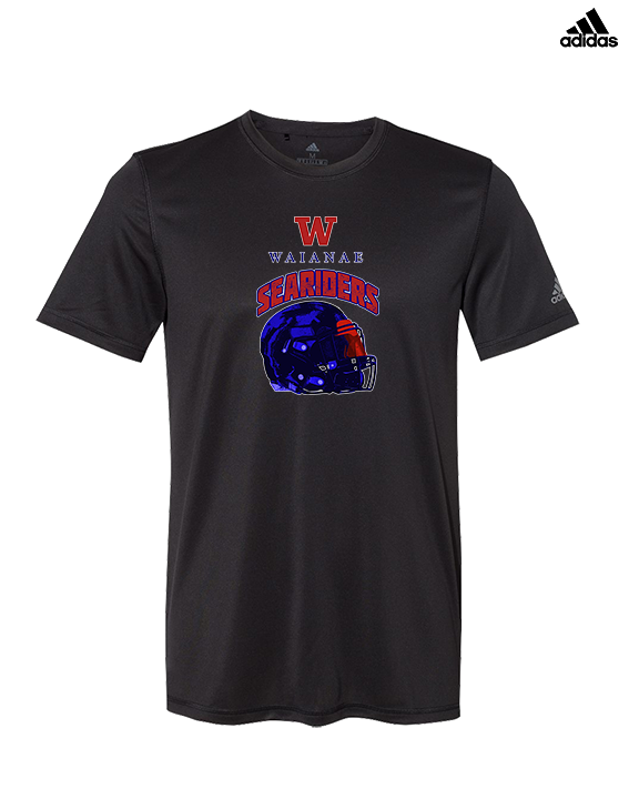 Waianae HS Football Helmet - Mens Adidas Performance Shirt