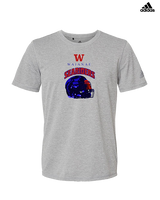 Waianae HS Football Helmet - Mens Adidas Performance Shirt