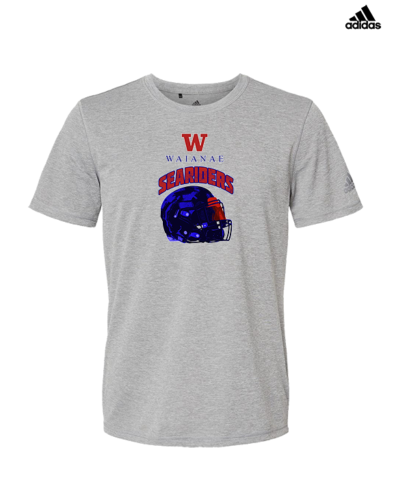 Waianae HS Football Helmet - Mens Adidas Performance Shirt