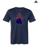 Waianae HS Football Helmet - Mens Adidas Performance Shirt