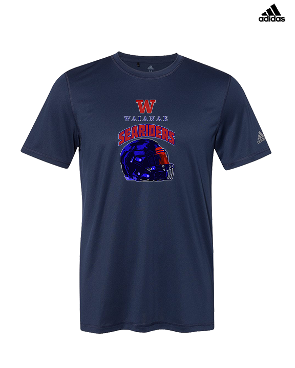 Waianae HS Football Helmet - Mens Adidas Performance Shirt