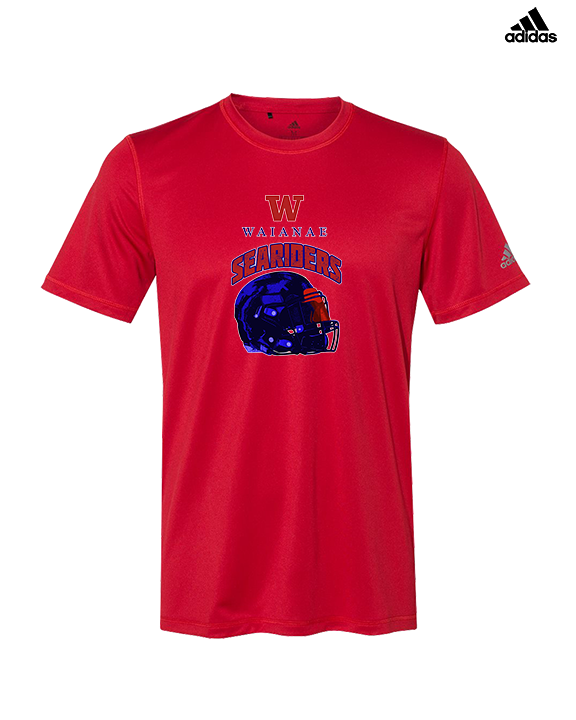 Waianae HS Football Helmet - Mens Adidas Performance Shirt