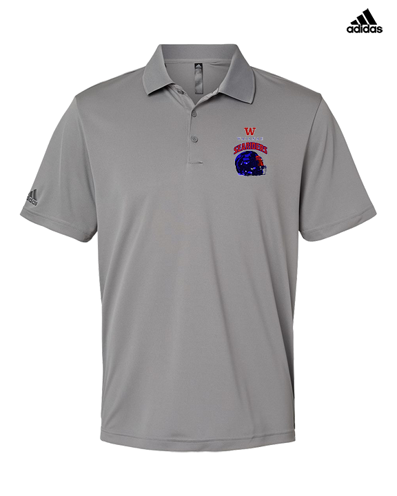 Waianae HS Football Helmet - Mens Adidas Polo