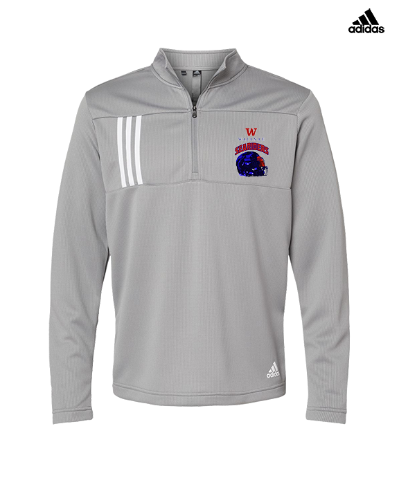 Waianae HS Football Helmet - Mens Adidas Quarter Zip