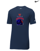 Waianae HS Football Helmet - Mens Nike Cotton Poly Tee