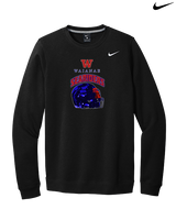 Waianae HS Football Helmet - Mens Nike Crewneck