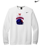 Waianae HS Football Helmet - Mens Nike Crewneck