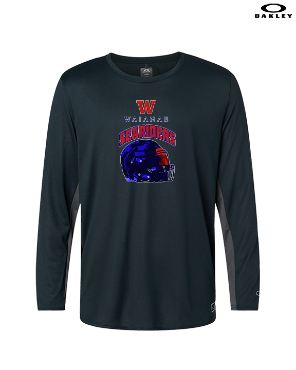 Waianae HS Football Helmet - Mens Oakley Longsleeve