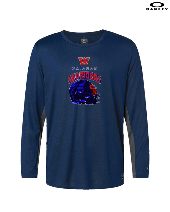 Waianae HS Football Helmet - Mens Oakley Longsleeve