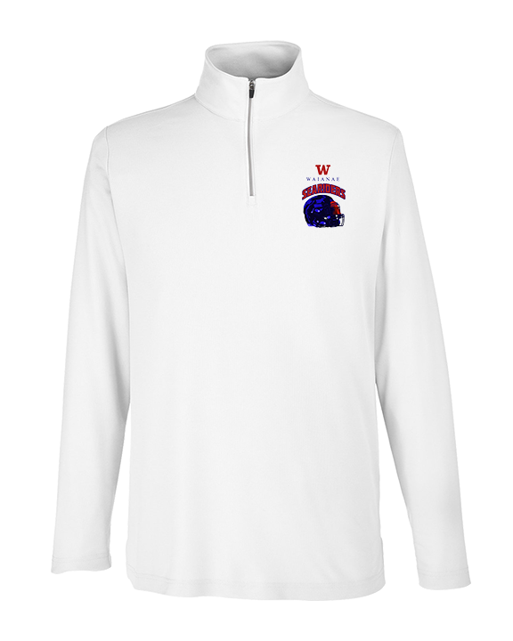 Waianae HS Football Helmet - Mens Quarter Zip