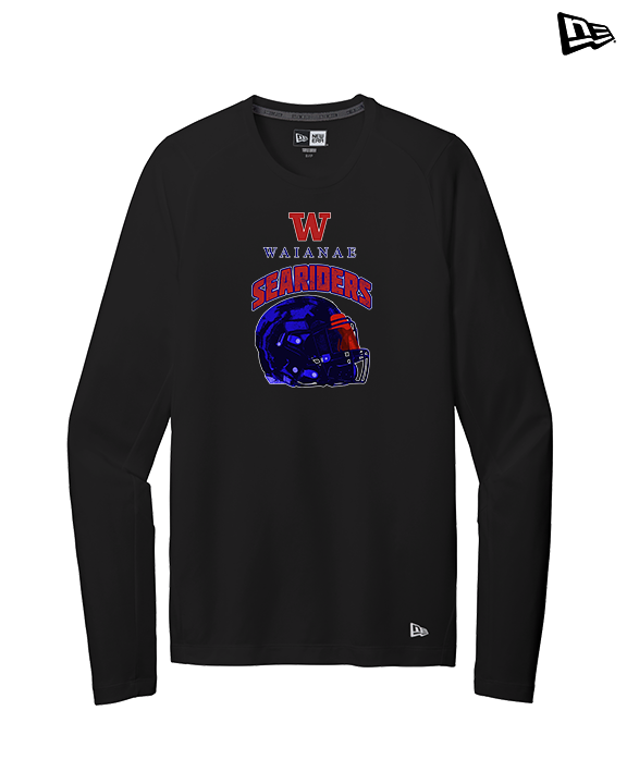 Waianae HS Football Helmet - New Era Performance Long Sleeve