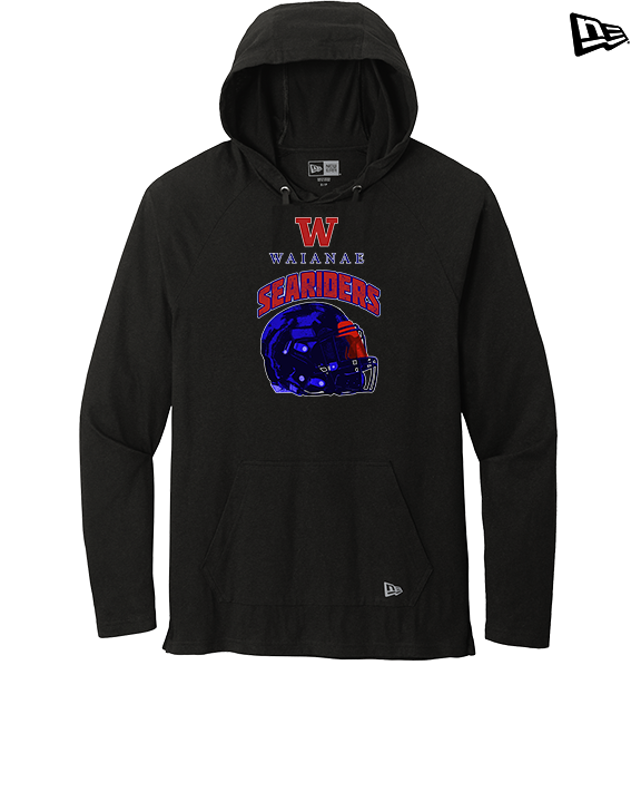 Waianae HS Football Helmet - New Era Tri-Blend Hoodie