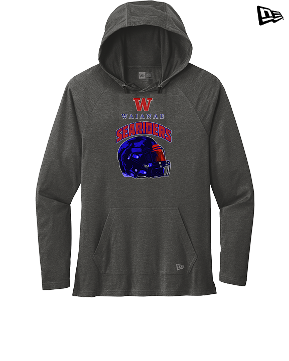 Waianae HS Football Helmet - New Era Tri-Blend Hoodie
