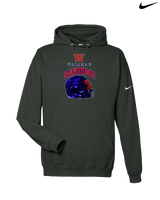Waianae HS Football Helmet - Nike Club Fleece Hoodie