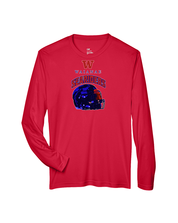 Waianae HS Football Helmet - Performance Longsleeve