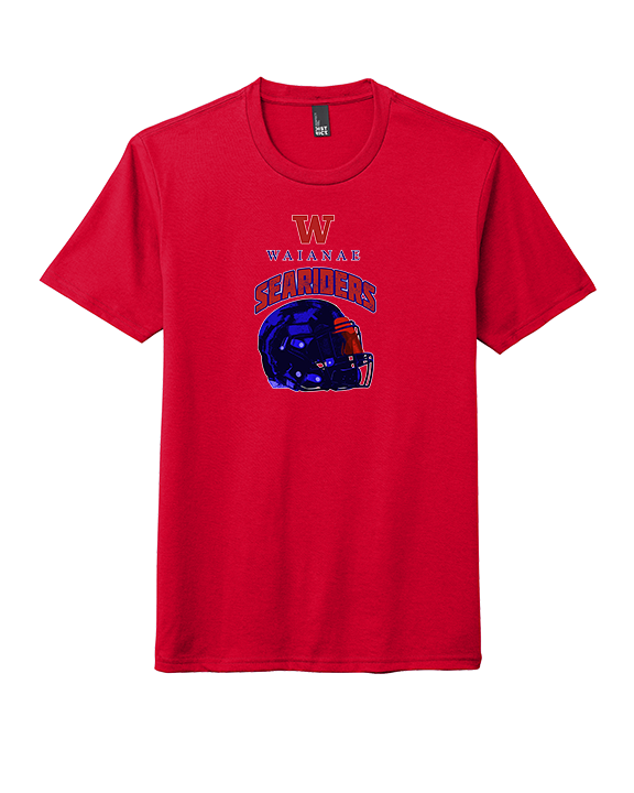 Waianae HS Football Helmet - Tri-Blend Shirt