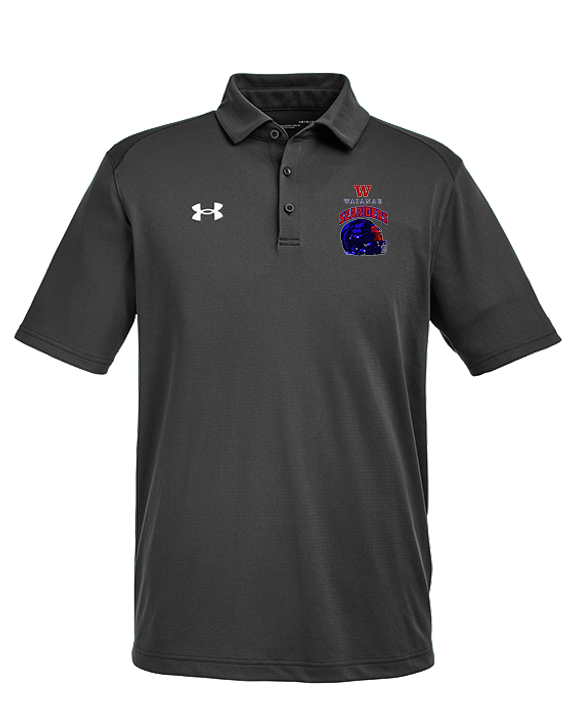 Waianae HS Football Helmet - Under Armour Mens Tech Polo