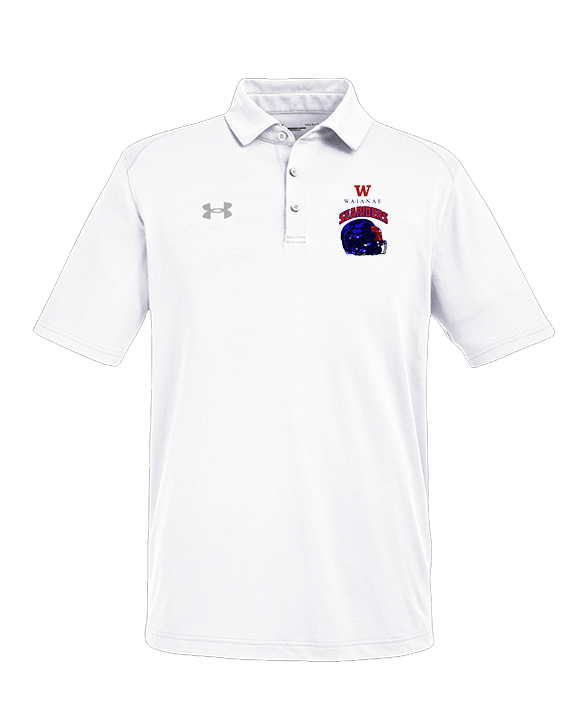 Waianae HS Football Helmet - Under Armour Mens Tech Polo