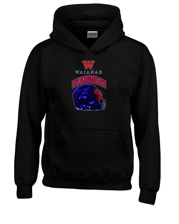 Waianae HS Football Helmet - Unisex Hoodie