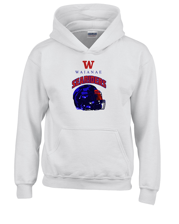 Waianae HS Football Helmet - Unisex Hoodie
