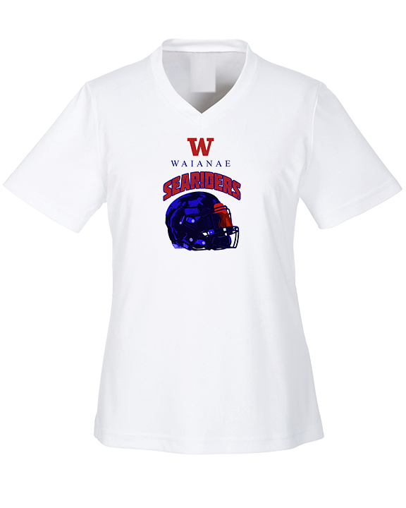 Waianae HS Football Helmet - Womens Performance Shirt
