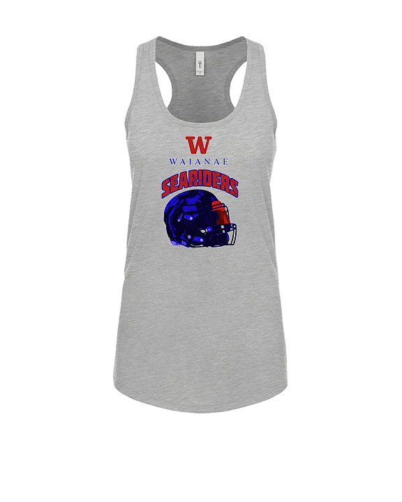 Waianae HS Football Helmet - Womens Tank Top