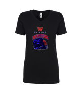 Waianae HS Football Helmet - Womens Vneck