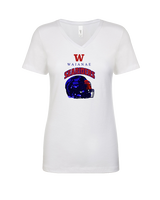 Waianae HS Football Helmet - Womens Vneck