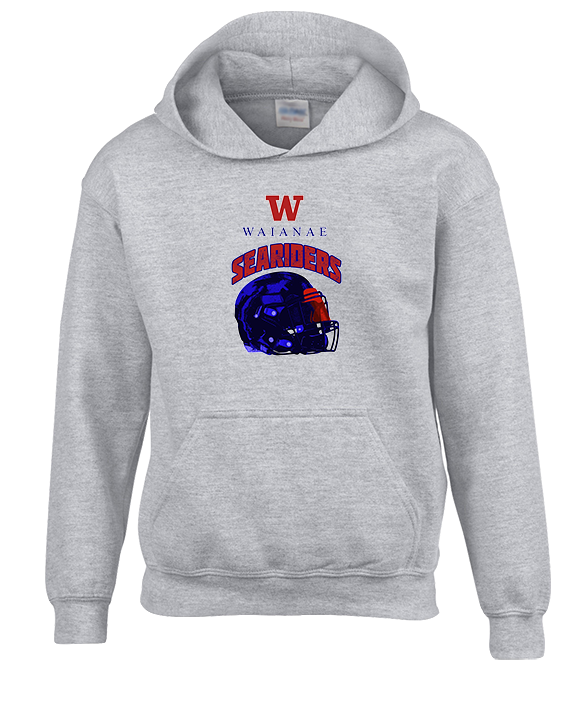 Waianae HS Football Helmet - Youth Hoodie