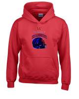 Waianae HS Football Helmet - Youth Hoodie