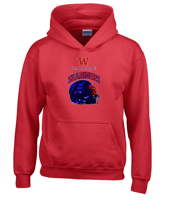 Waianae HS Football Helmet - Youth Hoodie